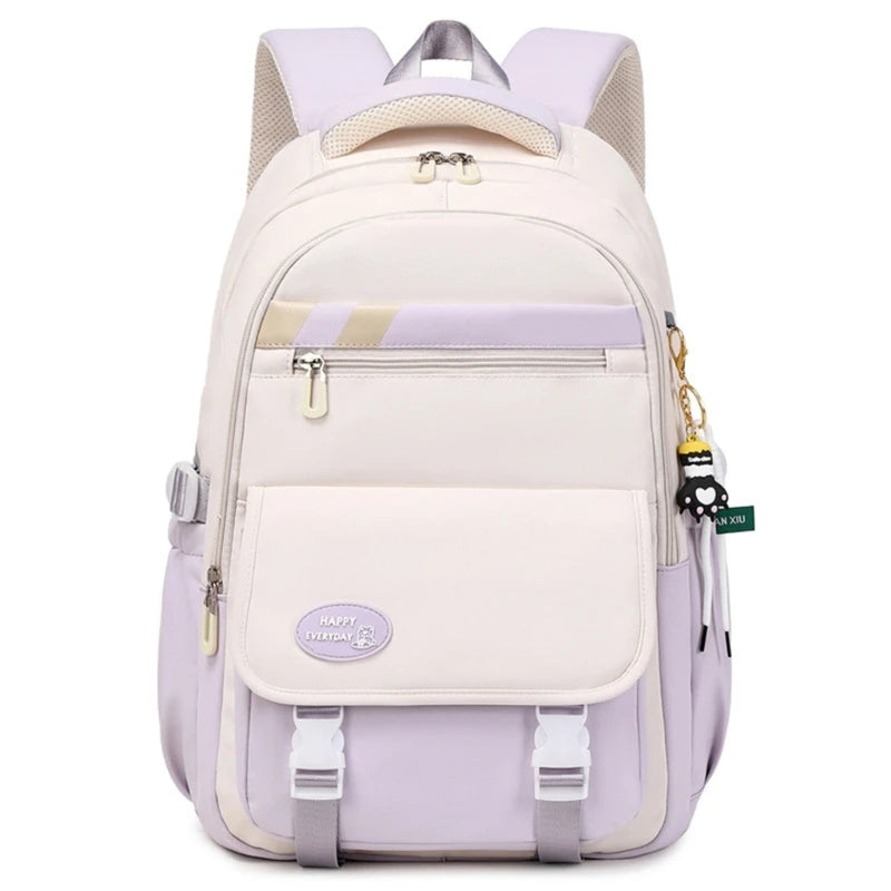 Fashion Rucksack Bookbags Versatile Backpack Back to School Bag Shoulder Bags Handbag Pencil Case Set for Girls Primary Students