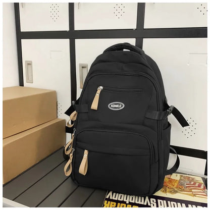 Fashion School  Backpack for Women Waterproof Nylon Rucksack Teenager Large Capacity Student School Bag Travel Bag