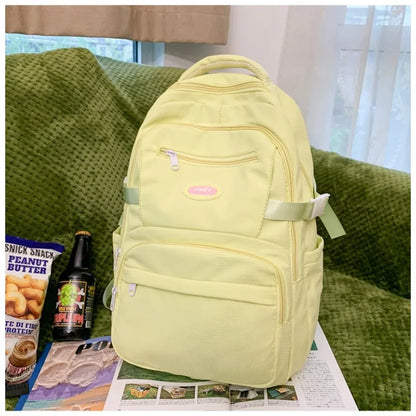 Fashion School  Backpack for Women Waterproof Nylon Rucksack Teenager Large Capacity Student School Bag Travel Bag