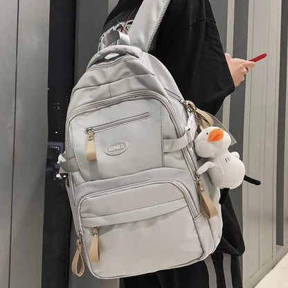 Fashion School  Backpack for Women Waterproof Nylon Rucksack Teenager Large Capacity Student School Bag Travel Bag