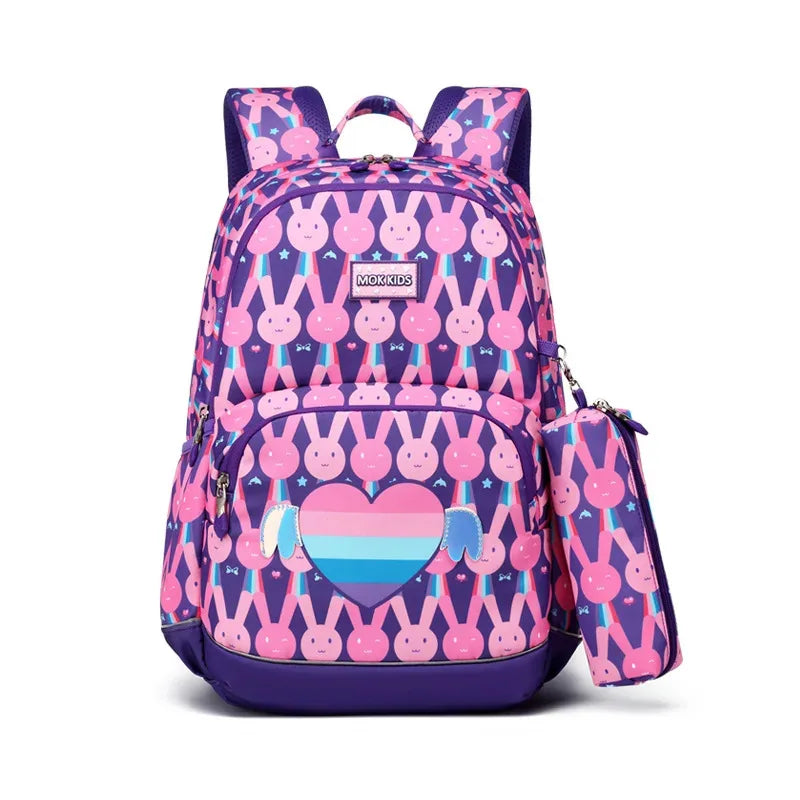 Fashion Schoolbag Cartoon Cute Kids Backpack school bags for teenager girls boys Large Capacity Primary Students Book Bag