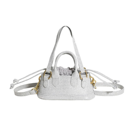 Fashion Shoulder Bag Mini Drawstring Tote Bag Crossbody Purse Small Satchel Bag
