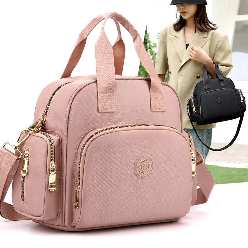 Fashion Shoulder Crossbody Bag for Women Messenger Bags Waterproof Nylon Ladies Handbag Travel Bagpack Backpack
