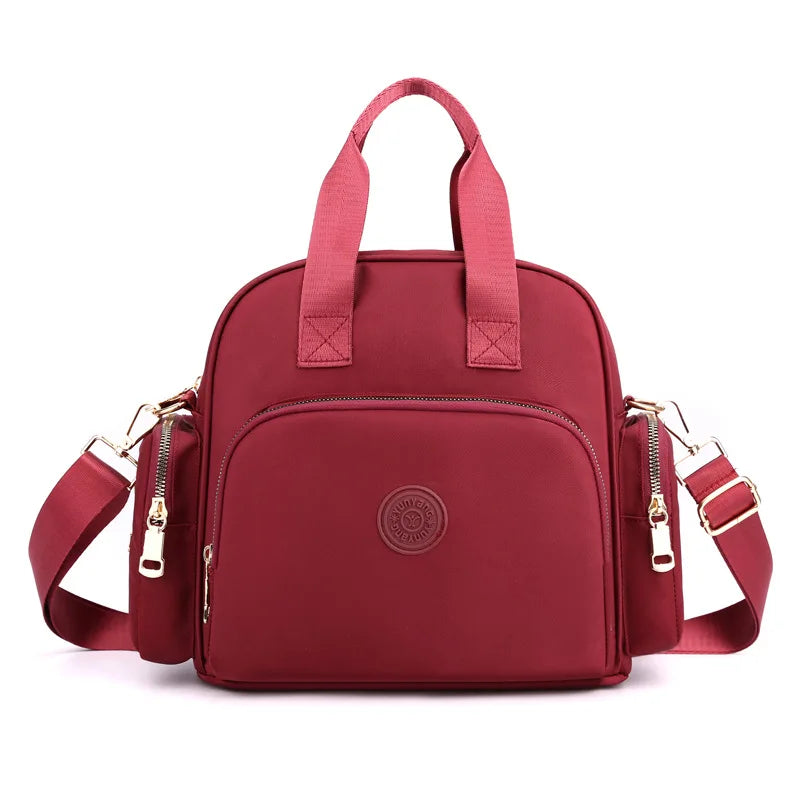 Fashion Shoulder Crossbody Bag for Women Messenger Bags Waterproof Nylon Ladies Handbag Travel Bagpack Backpack