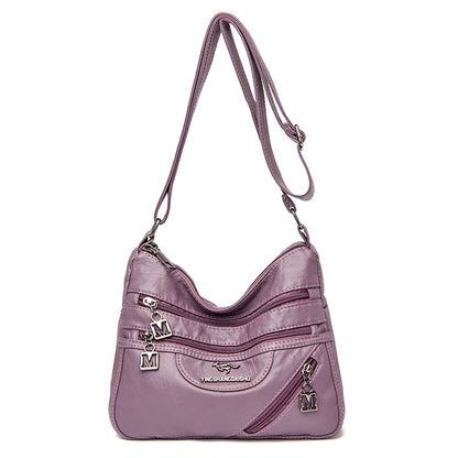 Fashion Shoulder Crossbody Bags for Women High Quality Soft Pu Leather Messenger Bag for Girls 2024 Female Purse And Handbags