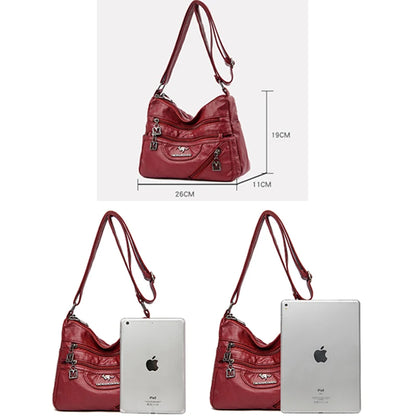 Fashion Shoulder Crossbody Bags for Women High Quality Soft Pu Leather Messenger Bag for Girls 2024 Female Purse And Handbags