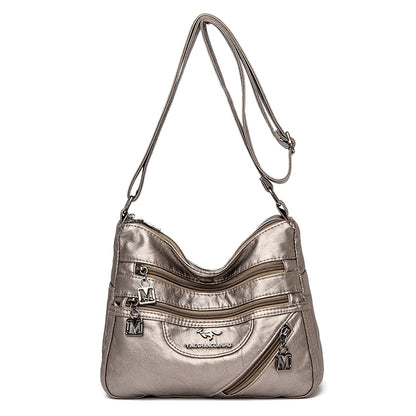 Fashion Shoulder Crossbody Bags for Women High Quality Soft Pu Leather Messenger Bag for Girls 2024 Female Purse And Handbags