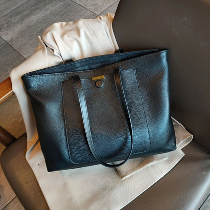 Fashion Simple Commuter Handbags 2024 New Elegant All-match Large Capacity Tote Bags One Shoulder Portable Versatile Travel Bag