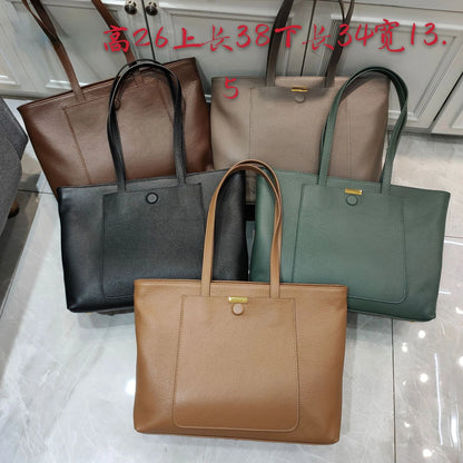 Fashion Simple Commuter Handbags 2024 New Elegant All-match Large Capacity Tote Bags One Shoulder Portable Versatile Travel Bag