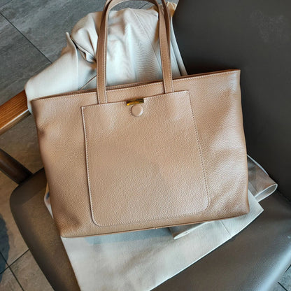 Fashion Simple Commuter Handbags 2024 New Elegant All-match Large Capacity Tote Bags One Shoulder Portable Versatile Travel Bag
