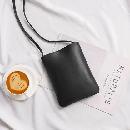 Fashion Simple Phone Bag Crossbody Women Shoulder Bags Messenger 2023 Trend Brown Hand Bag for Lady Girls Mini Flap Mobile Bolso