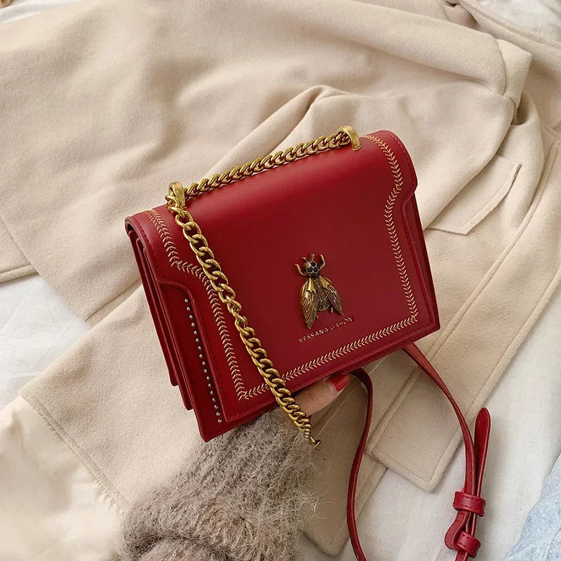 Fashion Small Crossbody Bags for Women 2024 New Luxury Purses and Handbags Female PU Leather Designer Brand Shoulder Bag Ladies