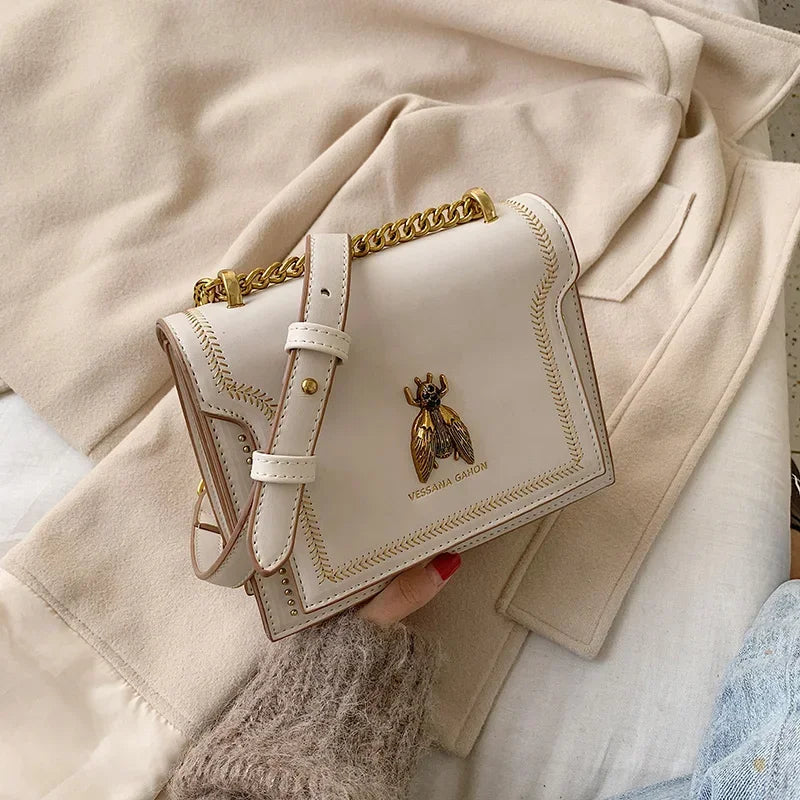 Fashion Small Crossbody Bags for Women 2024 New Luxury Purses and Handbags Female PU Leather Designer Brand Shoulder Bag Ladies
