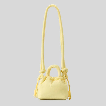 Fashion Small Puffer Tote Bag Designer Padded Women Shoulder Bags Nylon Down Cotton Crossbody Bag Mini Lady Handbags 2024
