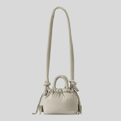Fashion Small Puffer Tote Bag Designer Padded Women Shoulder Bags Nylon Down Cotton Crossbody Bag Mini Lady Handbags 2024