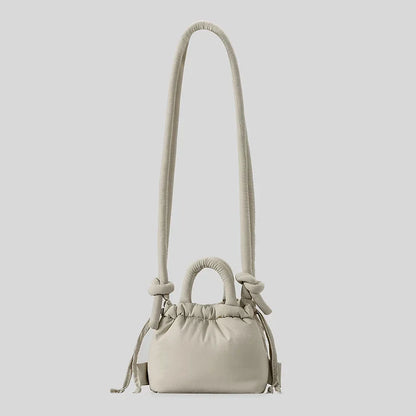 Fashion Small Puffer Tote Bag Designer Padded Women Shoulder Bags Nylon Down Cotton Crossbody Bag Mini Lady Handbags 2024