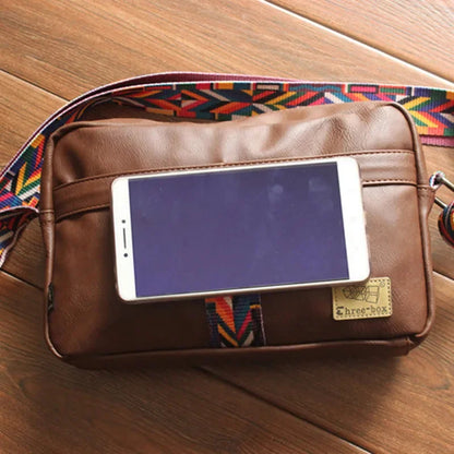 Fashion Soft Leather Men's Shoulder s Casual Messenger High-Quality Man Sling Large Capacity Crossbody Bag