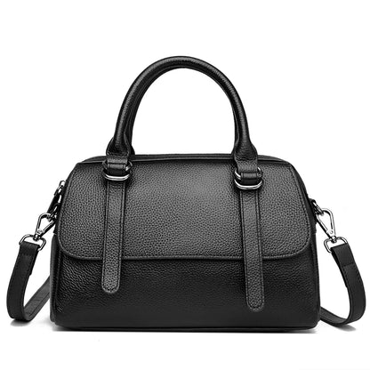 Fashion Solid Color Genuine Leather Shoulder Crossbody Bag for Women High QualityCow Leather Handbag Luxury Female Messenger Bag