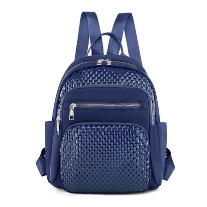 Fashion Solid Color Women Serpentine Backpack Designer School Bag for Teenage Girl Casual Female Multifunctional Rucksack Sac