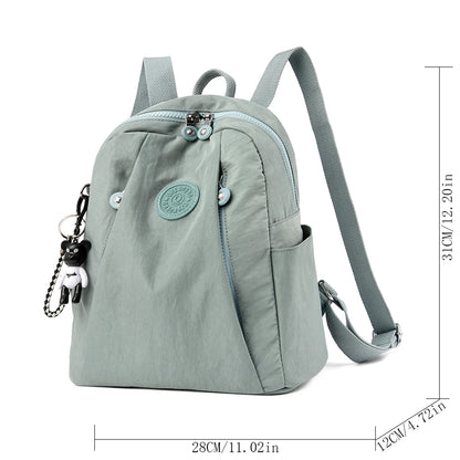 Fashion Solid Design Large Capacity Backpacks for School Teenagers Girls High-quality Nylon Waterproof Backpack Travel Bagpack