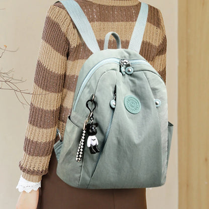 Fashion Solid Design Large Capacity Backpacks for School Teenagers Girls High-quality Nylon Waterproof Backpack Travel Bagpack