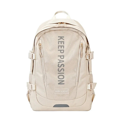 Fashion Student Schoolbag Large Capacity Unisex Travel Portable Backpack High Quality Personality Lightweight Bag Korean Style