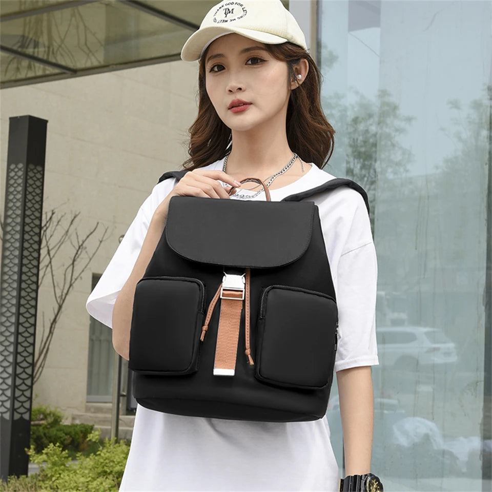 Fashion Style Female Backpack Oxford Designer Bookbags for School Teenagers Girls 2023 Designer High Quality Travel Bookpack Sac