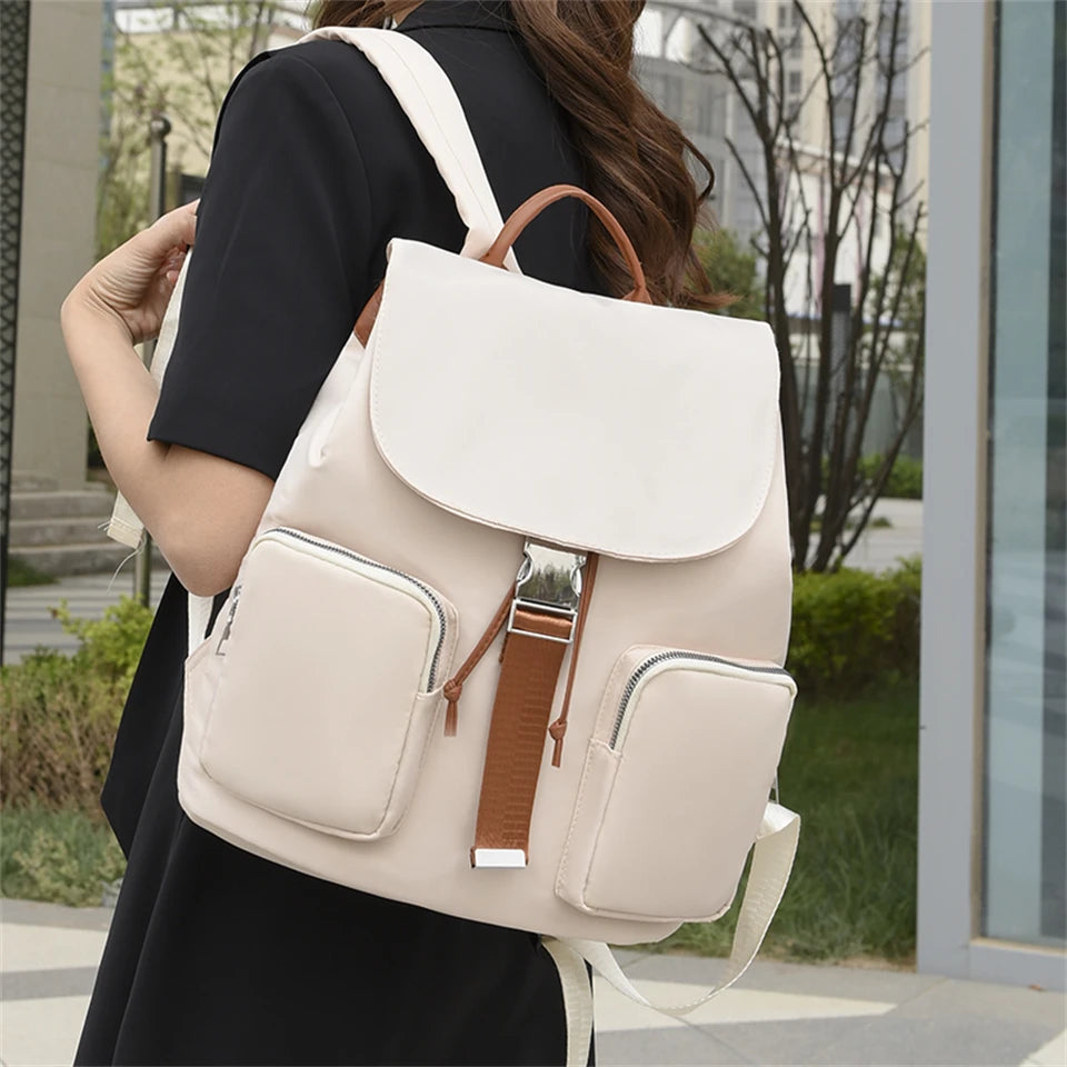 Fashion Style Female Backpack Oxford Designer Bookbags for School Teenagers Girls 2023 Designer High Quality Travel Bookpack Sac