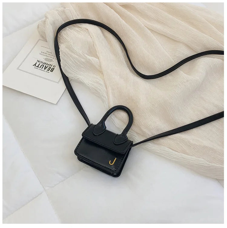 Fashion Super Mini Small Chain Girl's Messenger Bag Luxury Designer Cute Crossbody Bag J Letter Women Brand Handbag Shoulder Bag