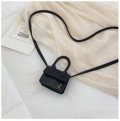 Fashion Super Mini Small Chain Girl's Messenger Bag Luxury Designer Cute Crossbody Bag J Letter Women Brand Handbag Shoulder Bag