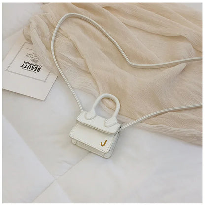 Fashion Super Mini Small Chain Girl's Messenger Bag Luxury Designer Cute Crossbody Bag J Letter Women Brand Handbag Shoulder Bag