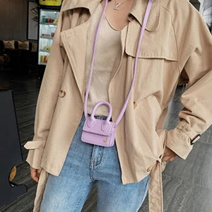Fashion Super Mini Small Chain Girl's Messenger Bag Luxury Designer Cute Crossbody Bag J Letter Women Brand Handbag Shoulder Bag