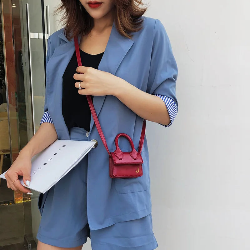 Fashion Super Mini Small Chain Girl's Messenger Bag Luxury Designer Cute Crossbody Bag J Letter Women Brand Handbag Shoulder Bag