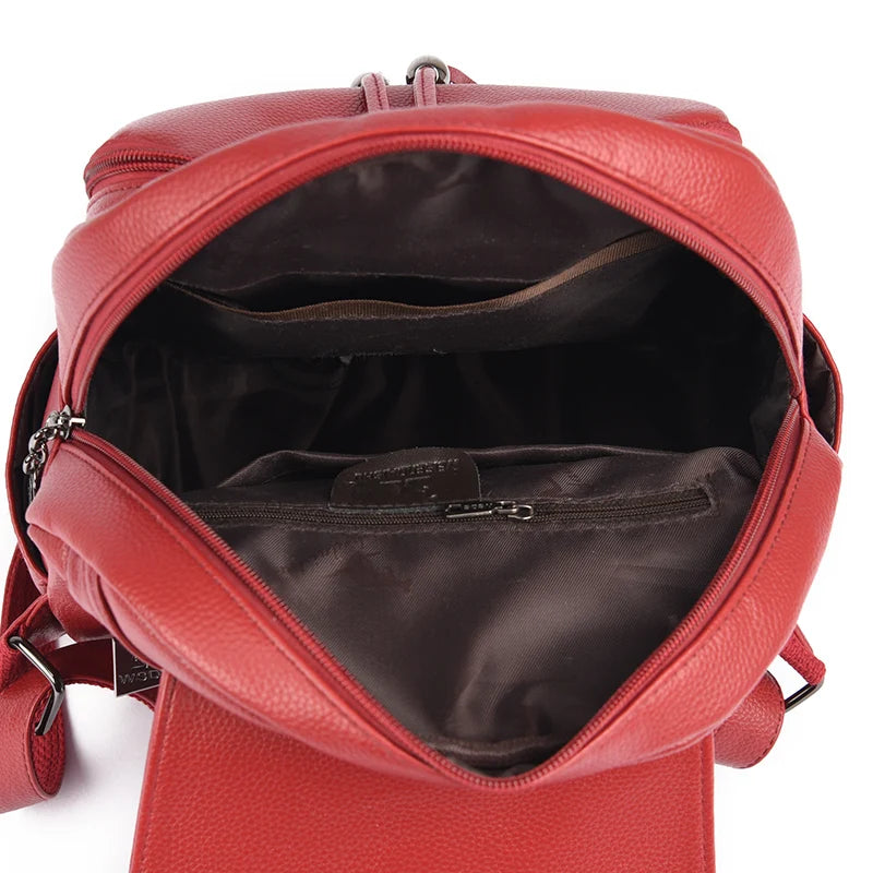 Fashion Tassels Backpack Women Soft Leather Backpack Female High Quality Travel Back Pack School Backpacks for Girls Sac A Dos