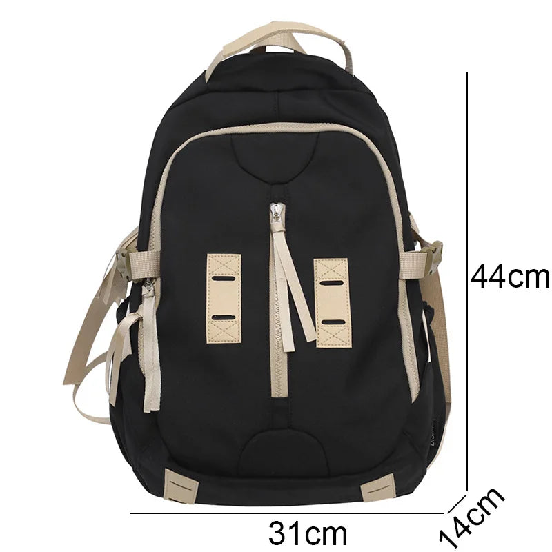 Fashion Teenager Green New Backpack Lady Men High Capacity Women Leisure Book Bag Girl Boy Travel School Male Female College Bag