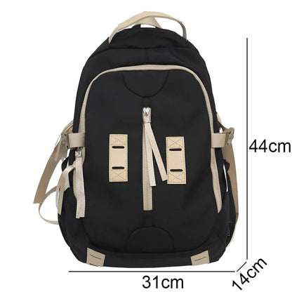 Fashion Teenager Green New Backpack Lady Men High Capacity Women Leisure Book Bag Girl Boy Travel School Male Female College Bag