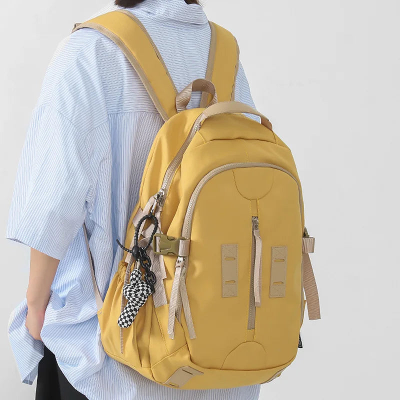 Fashion Teenager Green New Backpack Lady Men High Capacity Women Leisure Book Bag Girl Boy Travel School Male Female College Bag