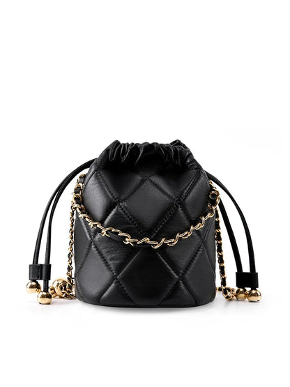 Fashion Travel Commuting New Crossbody Bucket 2024 Senior Sense All The Hand Small Chain Leather Women's Bag Gifts