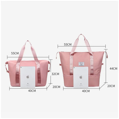 Fashion Travel Organizer Coach Bag Extensible Women Travel Bag Large Capacity Tote Bags Waterproof Luggage Handbag Dropshipping