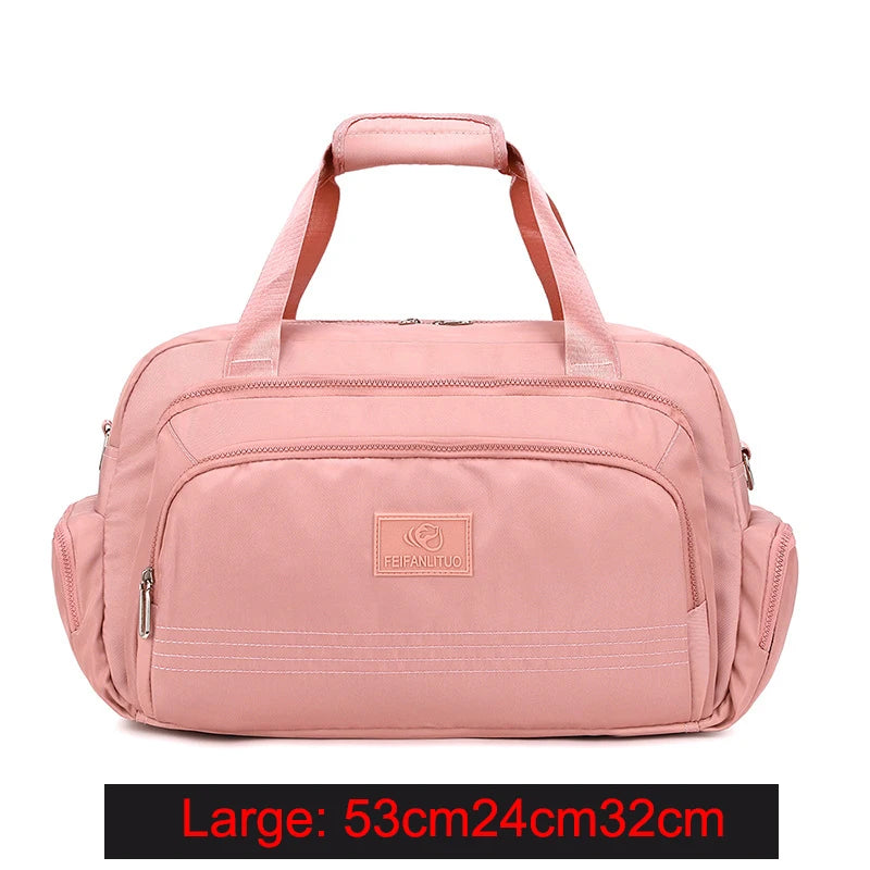 Fashion Travel Tote Bags For Women Large Capacity Oxford Cloth Luggage Bag For Men 2022 Sports Fitness Handbag Bolsas Femininas