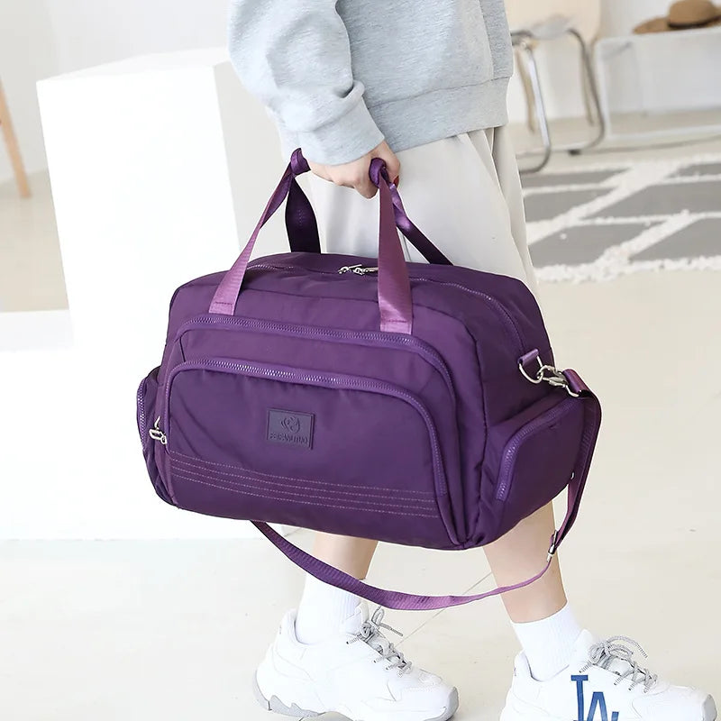 Fashion Travel Tote Bags For Women Large Capacity Oxford Cloth Luggage Bag For Men 2022 Sports Fitness Handbag Bolsas Femininas