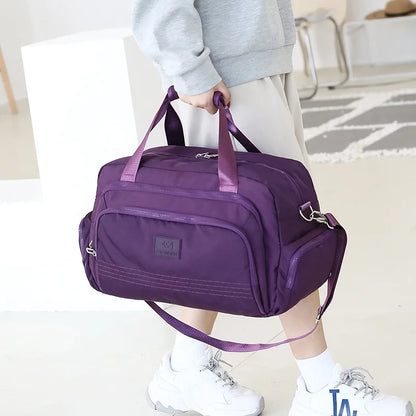 Fashion Travel Tote Bags For Women Large Capacity Oxford Cloth Luggage Bag For Men 2022 Sports Fitness Handbag Bolsas Femininas