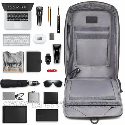 Fashion Trend Luxury Hard Shell Business Backpack For Men 15.6 Inch Laptop Backpacks Travel Rucksack College Student Schoolbag