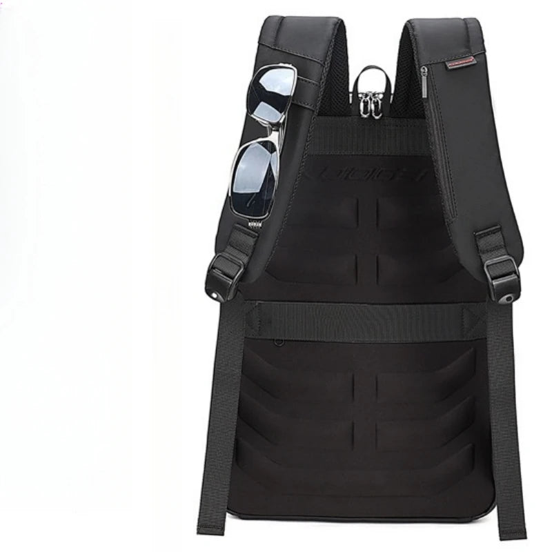 Fashion Trend Luxury Hard Shell Business Backpack For Men 15.6 Inch Laptop Backpacks Travel Rucksack College Student Schoolbag