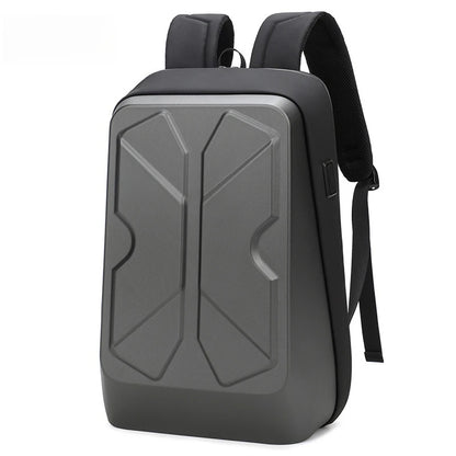 Fashion Trend Luxury Hard Shell Business Backpack For Men 15.6 Inch Laptop Backpacks Travel Rucksack College Student Schoolbag