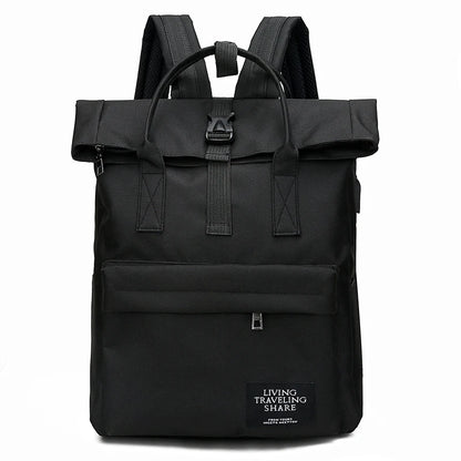 Fashion USB Laptop Backpack For Women Men Shoulder Bags SchoolBag Female Mochila Backpacks For Teenage Girls Travel Rucksack