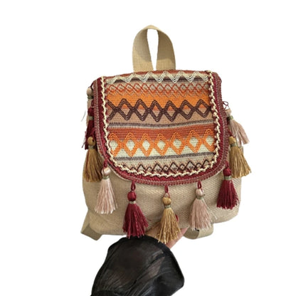 Fashion Versatile Backpack Double Strap Shoulder Bag Large Capacity Travel Bag