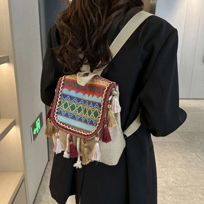 Fashion Versatile Backpack Double Strap Shoulder Bag Large Capacity Travel Bag