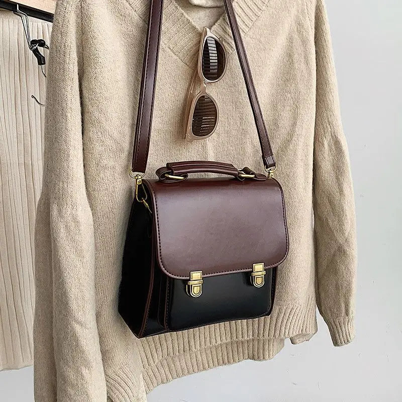 Fashion Vintage Style Female Small Cover Backpacks Day Pack Shoulder Bags Girl School Multifunctional Handbags Mini Sacs