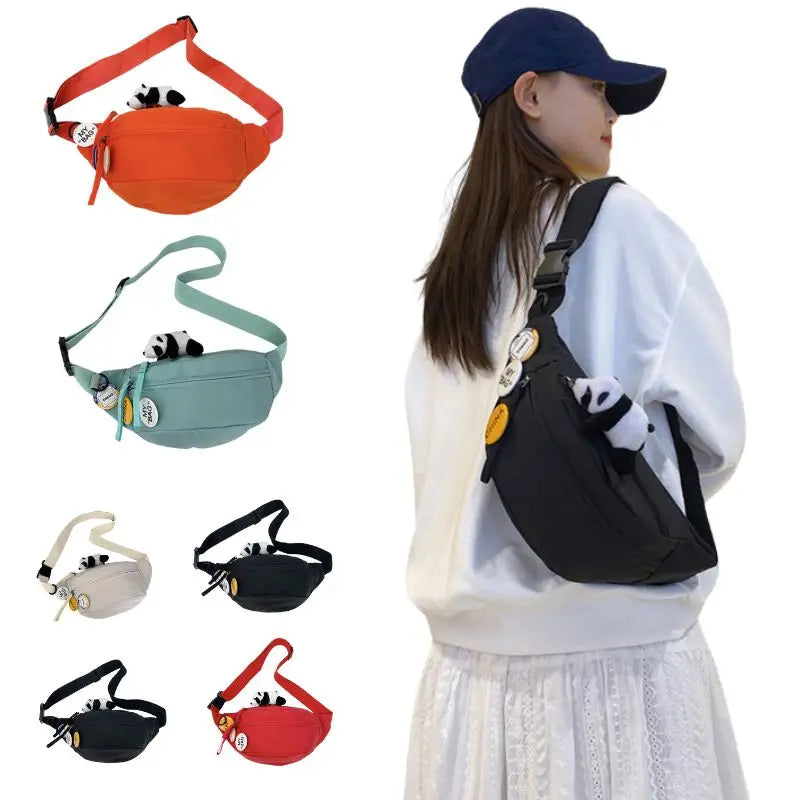 Fashion Waist Bag Adjustable Crossbody Belt Bag for Running Hiking and Travel Fanny Pack Waterproof Crossbody Backpack